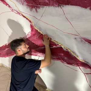 Corso di decorazione effetto marmo con stucco sintetico autolucidante